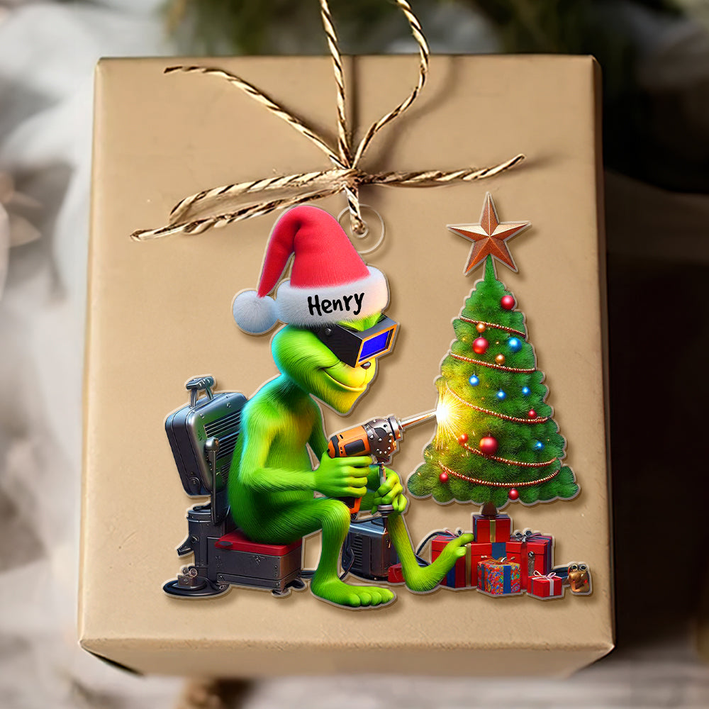 Personalized Gifts For Welder Christmas Ornament 04Ohdt201124