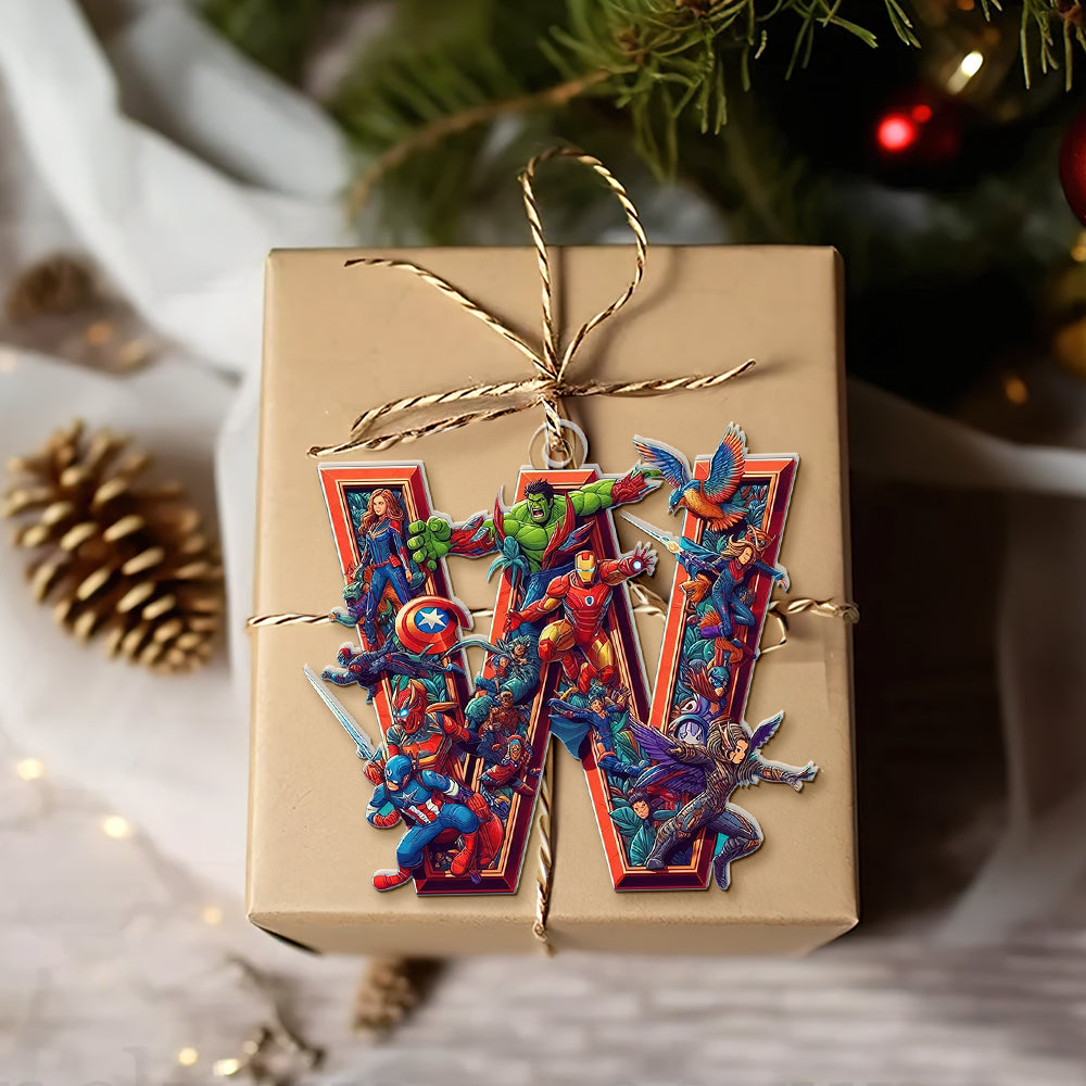 Custom Alphabet Letter For Movie Lovers, Christmas Acrylic Ornament 03Ohqn211024 - Image 3