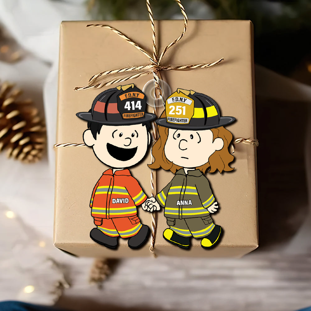 Firefighter Couple Acrylic Ornament 04Qhtn281124-New