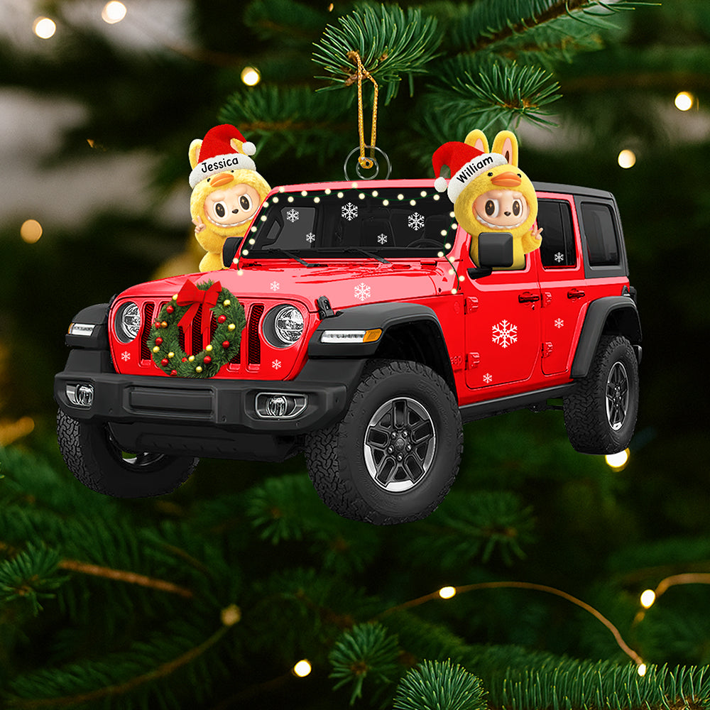 Monster Duck Off-Road Christmas Ornament, Personalized Gifts For Off-Road Lovers 03Qhqn090925 - Image 2