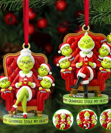 Grandparents’ Pride & Joy Ornament - Personalized Christmas Gift For Grandparents 04Humg170925