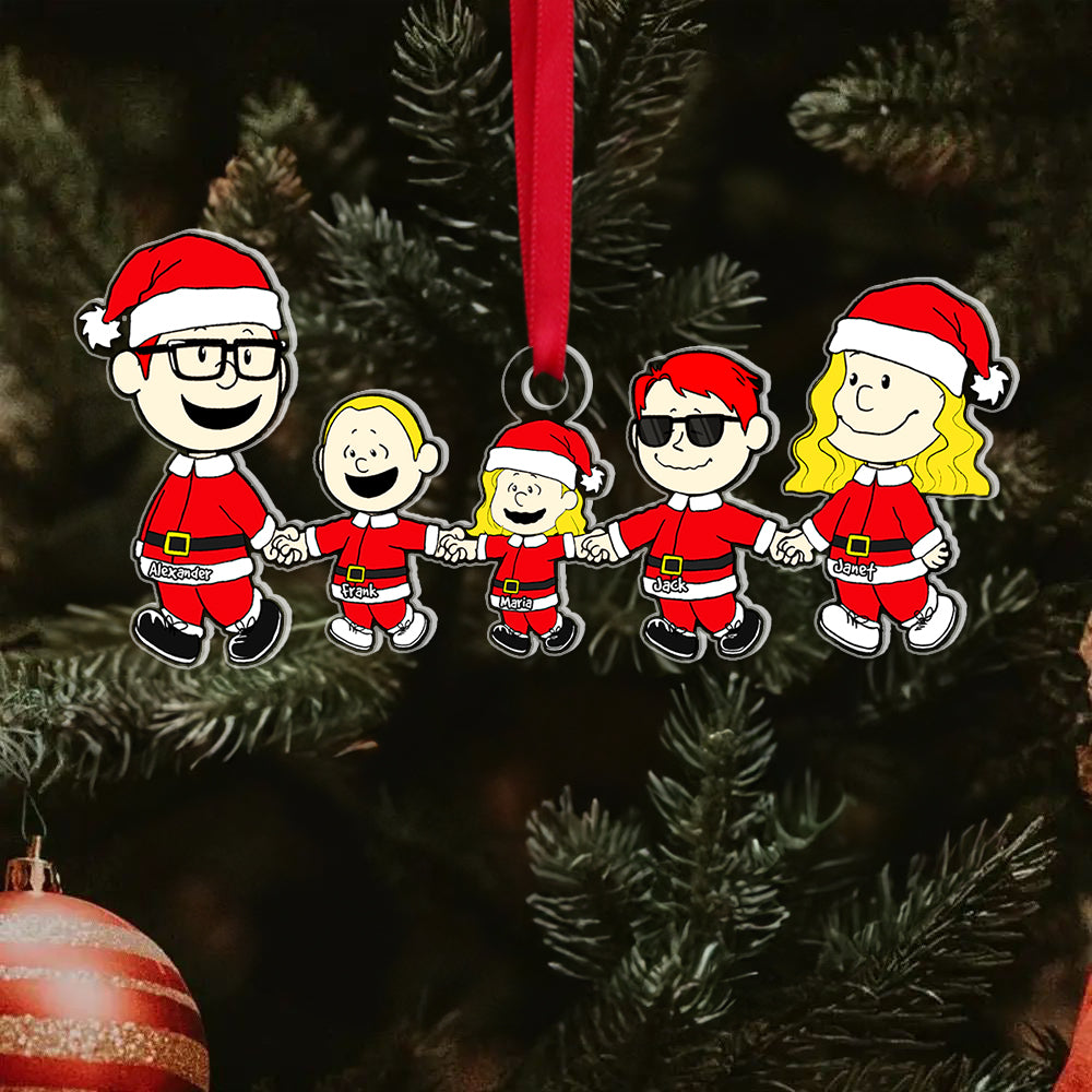 Personalized Gifts For Family Christmas Ornament 07Acqn191124Da-New