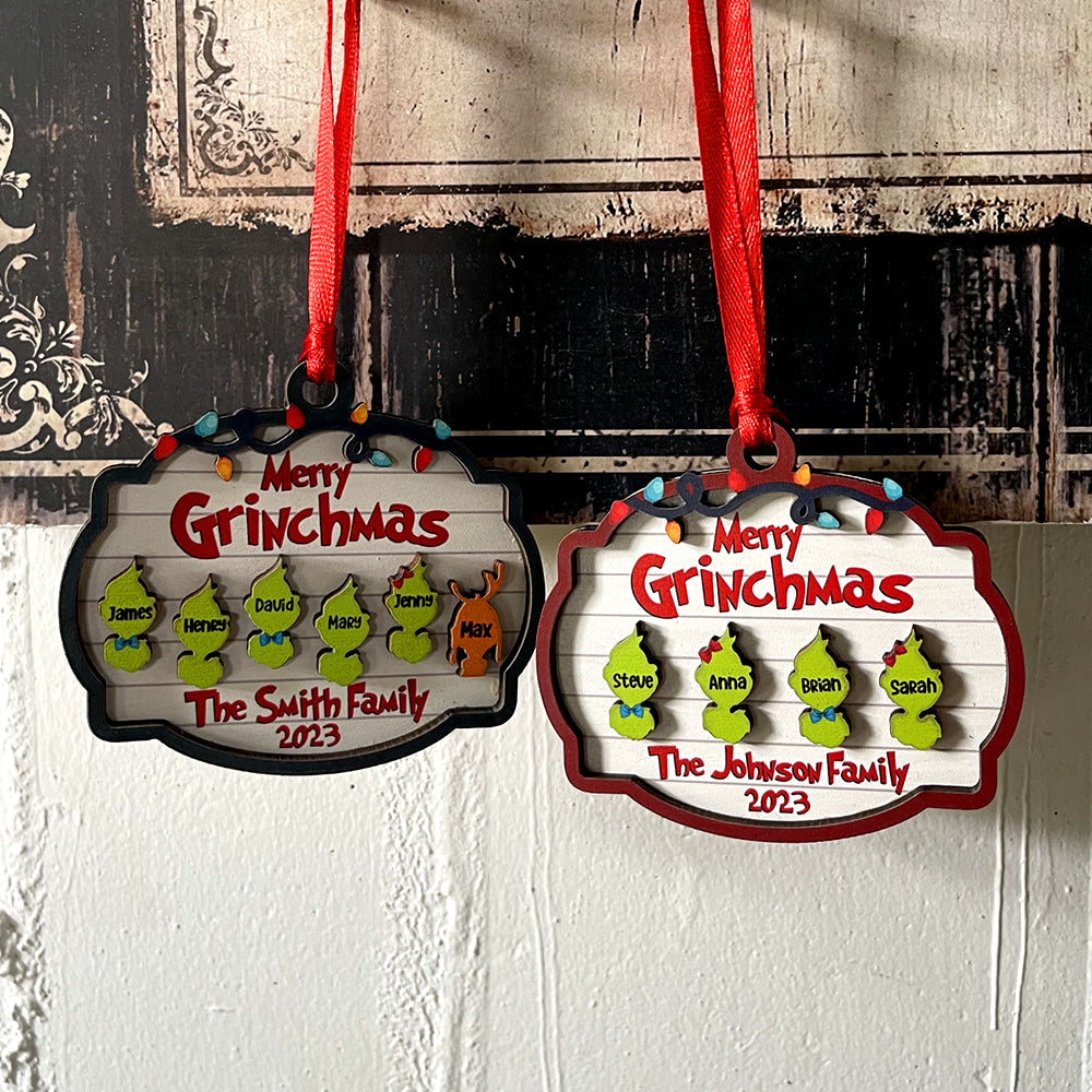 Best Family, Personalized Wood Ornament, Gifts For Family, Christmas Gifts, 03Hupo170823 - Image 5