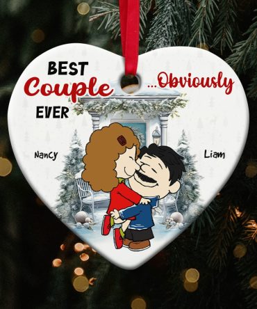 Personalized Gifts For Couple Christmas Ornament Best Couple Ever Obviously 03Qhpu291024Hg