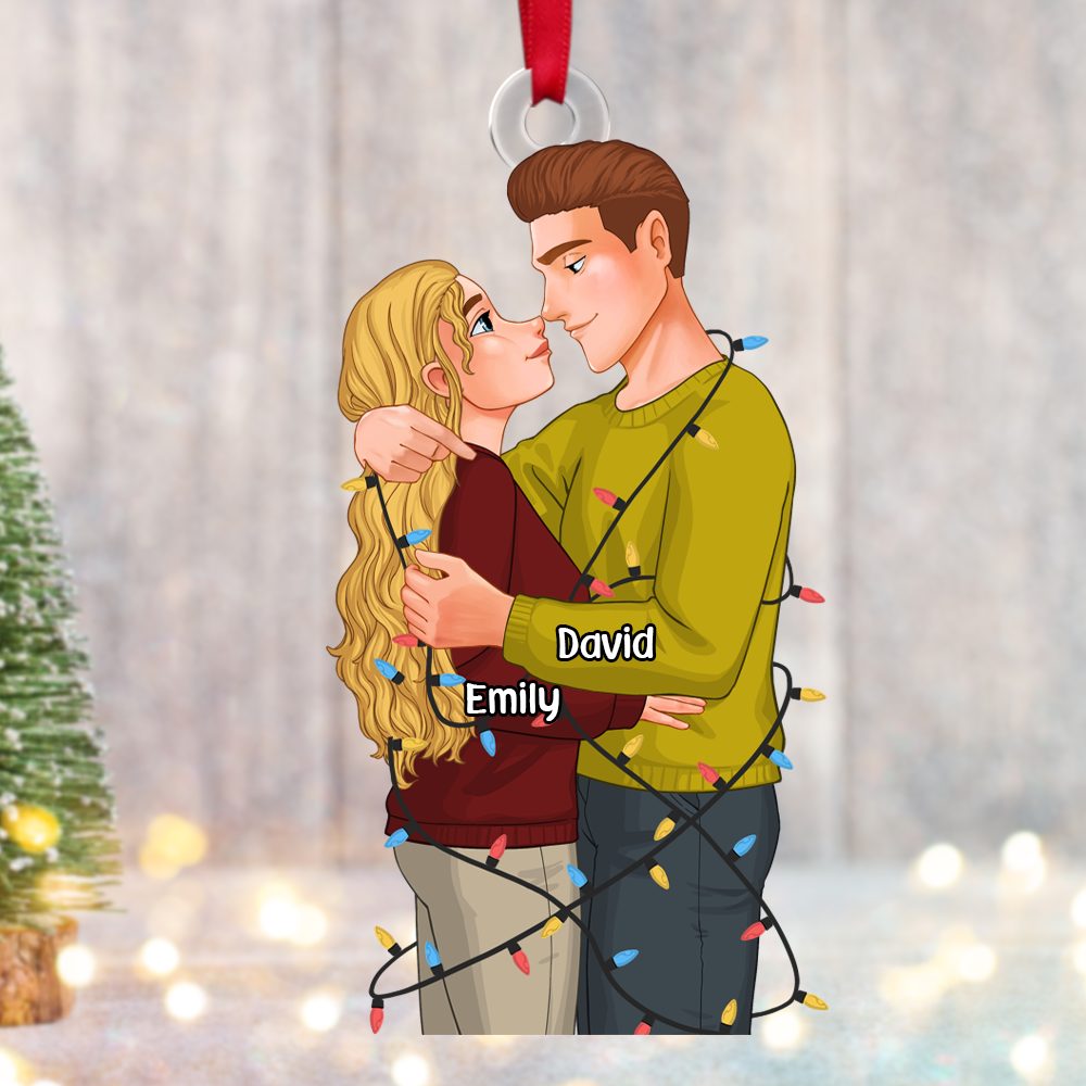 Personalized Gifts For Couple Christmas Ornament 02Acpu111124Da
