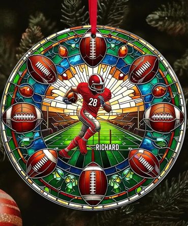 Personalized Gift For Football Lovers Acrylic Ornament 04Acqn071024