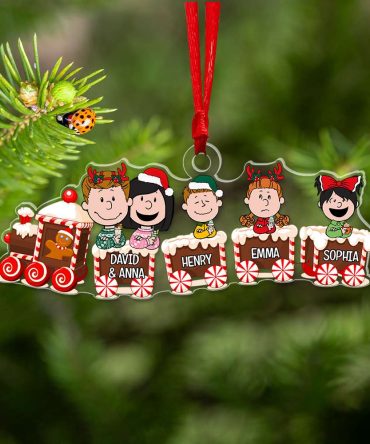 Personalized Gifts For Family Ornament Acrylic Christmas 02Xqlu130924Hg