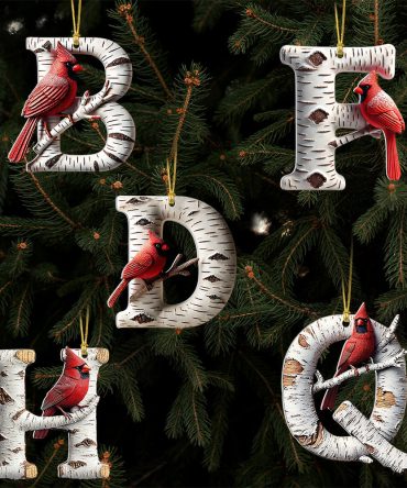 Custom Alphabet Letter Heaven Gifts Christmas Ornament 03Hudt281024
