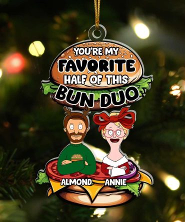 Personalized Gifts For Couple Tasty Acrylic Ornament 03Tolu131124Hg