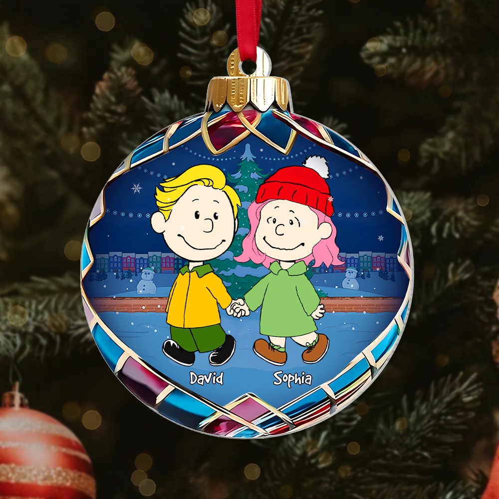Personalized Gifts For Couple Christmas Ornament 01Ohpu121124Hh - Image 2