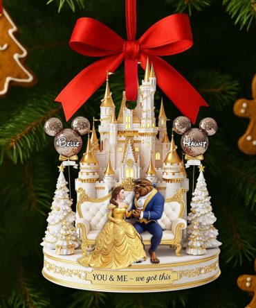 Timeless Tale Couple Ornament - Personalized Christmas Gifts For Couple 06Ohlu180825