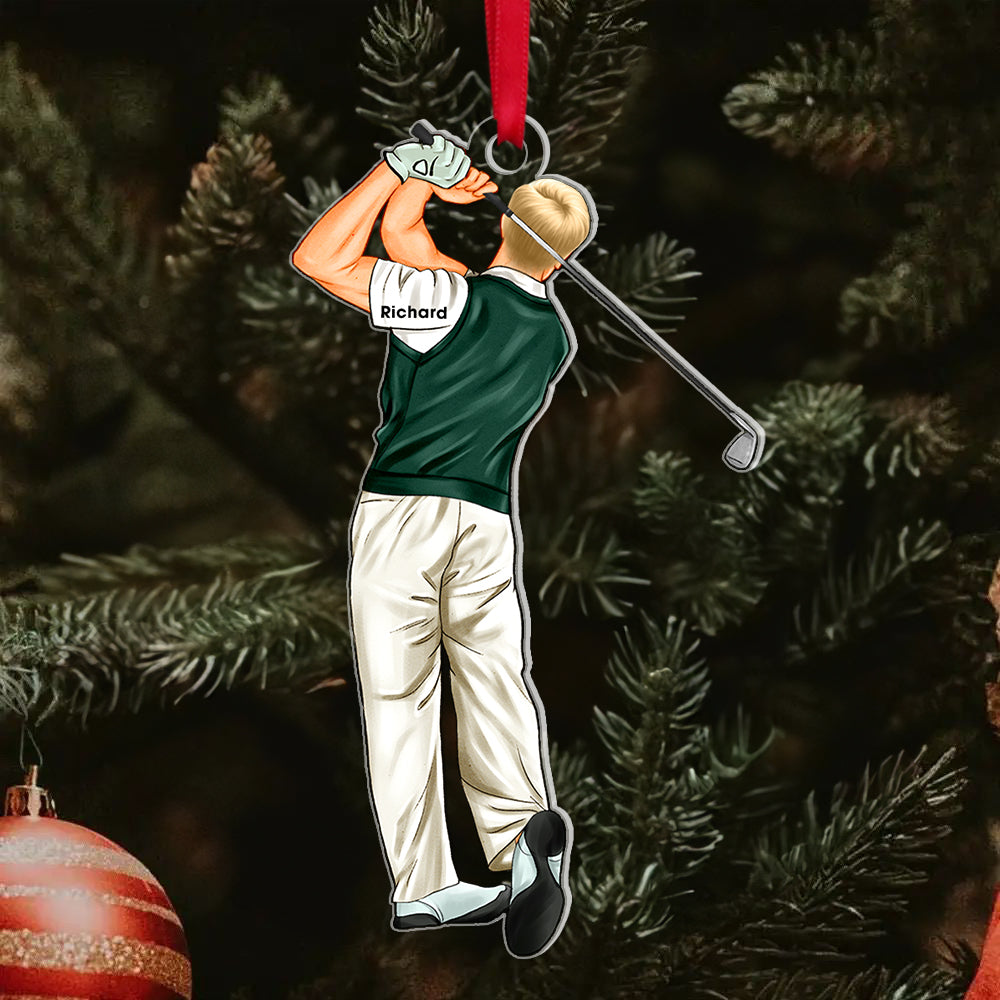 Personalized Gifts For Golf Lovers Acrylic Ornament 05Acqn111124Tm