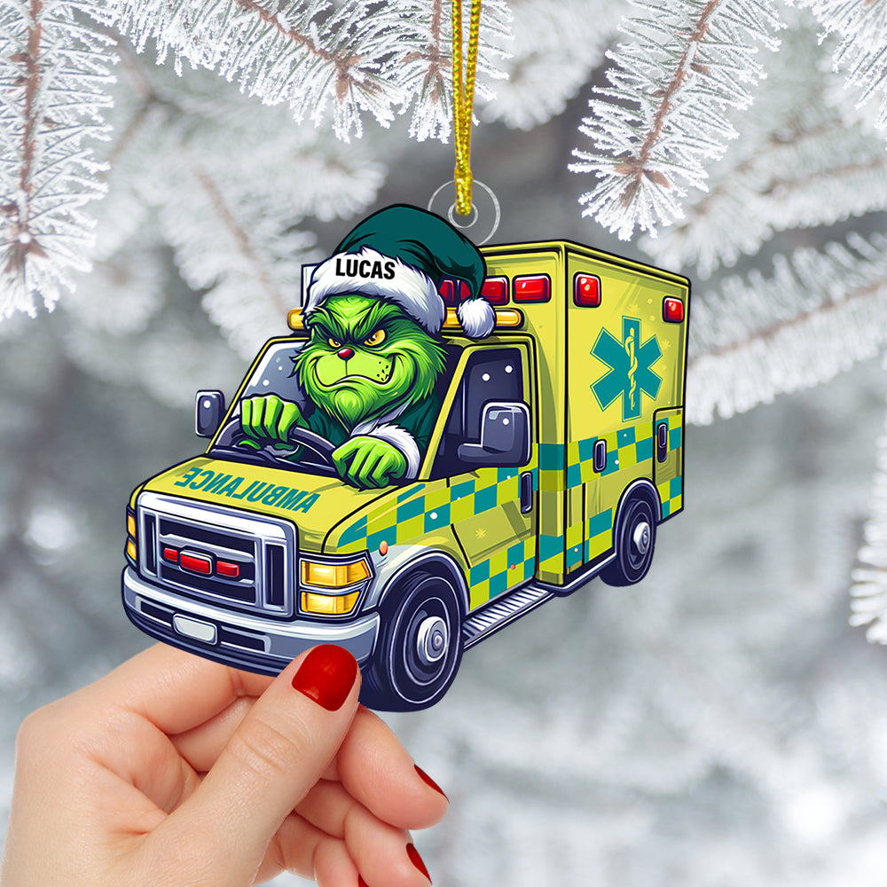 Personalized Gifts For Paramedic Ornament, How The Emt Saved Christmas 04Qhtn081124 - Image 4