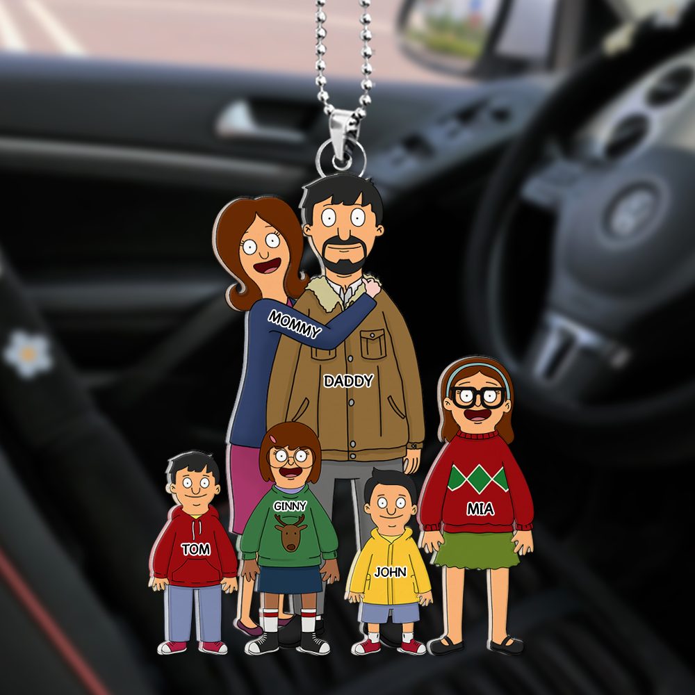 Burger Family Car Ornament - Personalized Gifts For Family 04Qhhu241224Hg