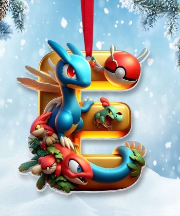 Custom Alphabet Letter For Gamers, Christmas Acrylic Ornament 02Ohmh221024