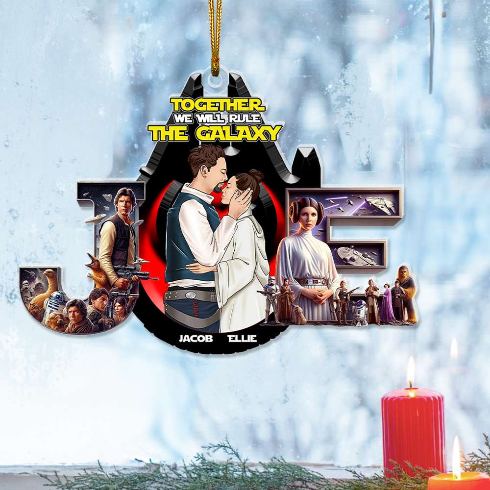 Personalized Gifts For Couple Acrylic Ornament Alphabet Letter 02Xqlu251024Tm