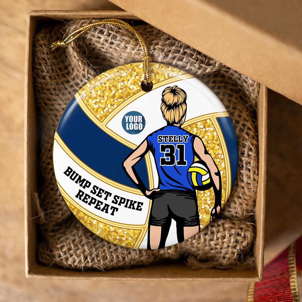 Personalized Gifts For Volleyball Players Ornament 01Hudt291024Tm