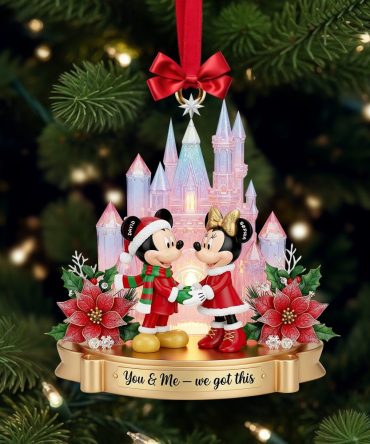 Fairytale Castle Couple Ornament - Personalized Funny Gifts For Couple 01Pglu181025