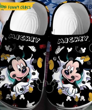 3D Disney Mickey Mouse Crocs Slippers - Discover Comfort And Style Clog Shoes Unisex Clogs Garden Shoes
