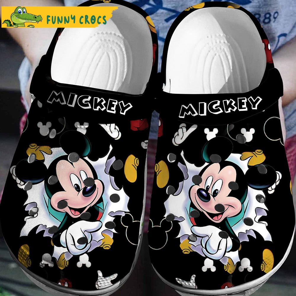3D Disney Mickey Mouse Crocs Slippers - Discover Comfort And Style Clog Shoes Unisex Clogs Garden Shoes