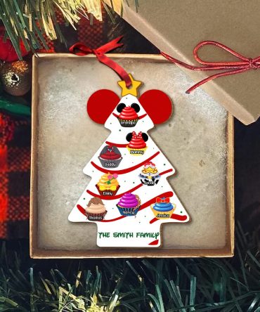 Personalized Gifts For Family Cupcakes Christmas Ornament 01Ohpu061124