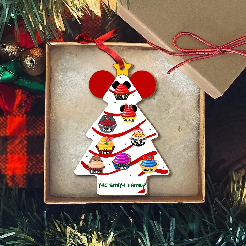 Personalized Gifts For Family Cupcakes Christmas Ornament 01Ohpu061124