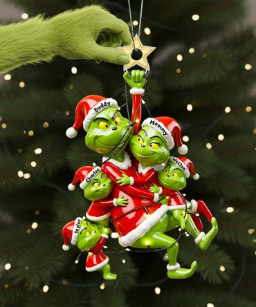 Fun Playing Family Hanging Ornament - Personalized Gifts For Family 03Qhdt061025