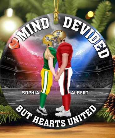 Personalized Gifts For American Football Couple Christmas Ornament 01Ohqn311024Pa