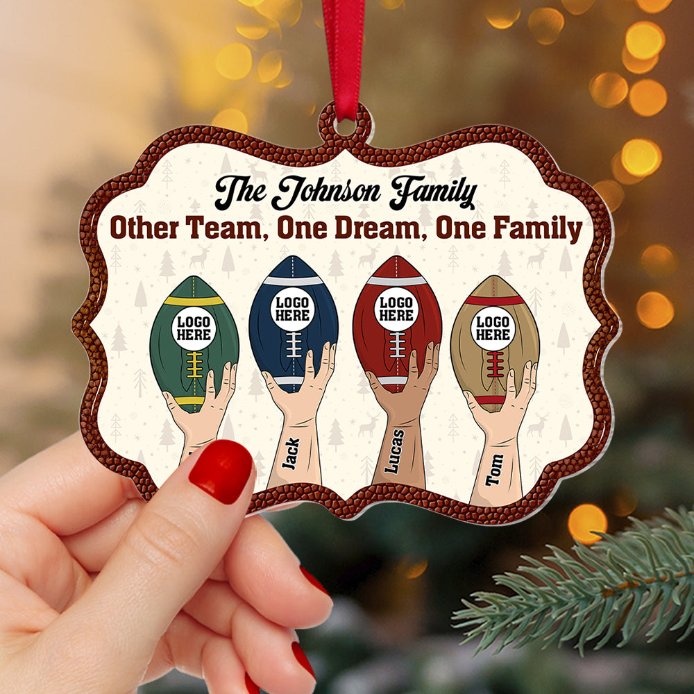 Personalized Gifts For American Football-Loving Family Christmas Ornament 03Ohtn211024