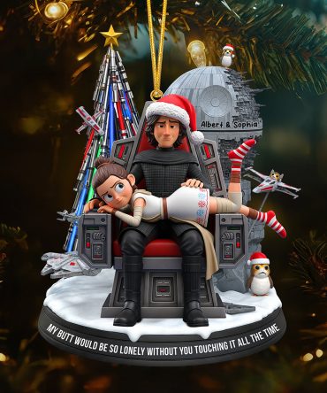 Forever Love Christmas Ornament, Personalized Gifts For Couple 03Naqn190925