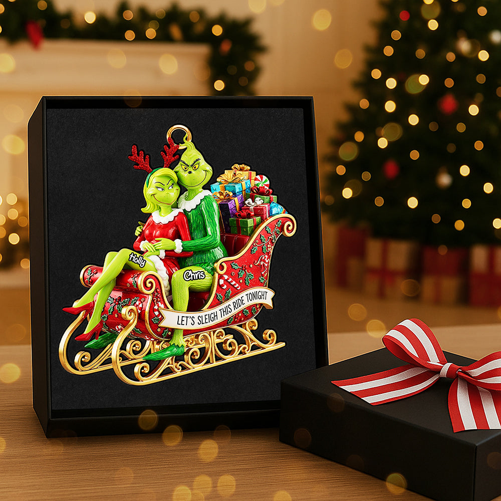 Personalized Gifts For Couple Christmas Ornament 03Pgta150925 - Image 4