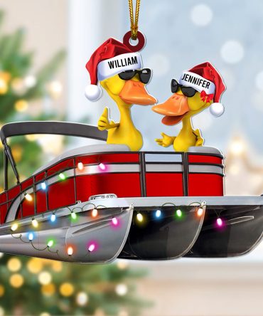 Personalized Pontoon Family Duck Christmas Ornament 07Qhqn051021 Pdo151124