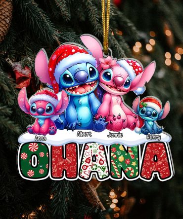 Personalized Gifts For Family Acrylic Ornament 01Ohlu011124