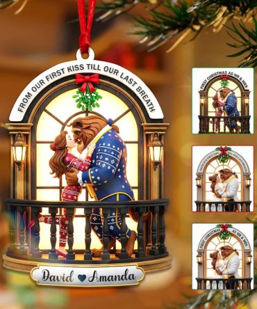 Personalized Gifts For Christmas, The Best Couple Acrylic Ornament 03Namg230825