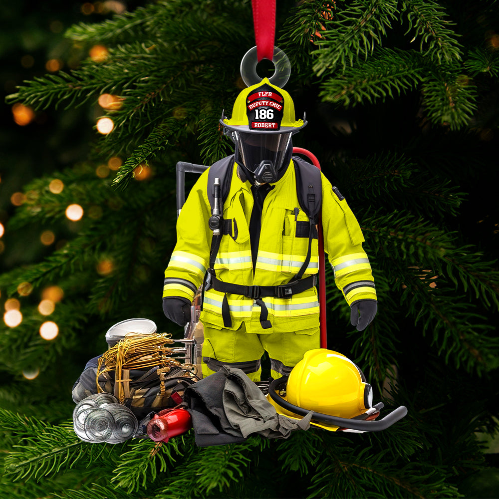 Personalized Gifts For Firefighter Christmas Ornament 01Ohtn211124
