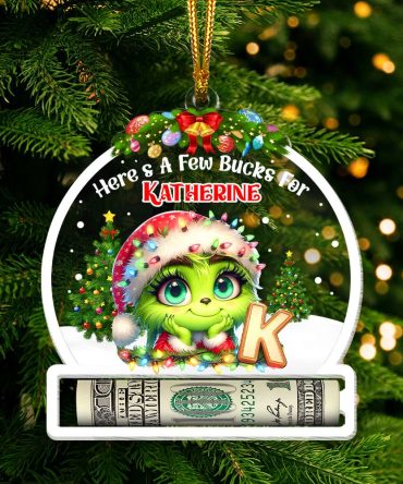 Personalized Christmas Gifts For Kids Money Holder Ornament 02Kamh121024
