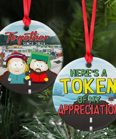 Personalized Gifts For Couple Christmas Ornament 01Totn021124Hg Here'S A Token Of My Appreciation