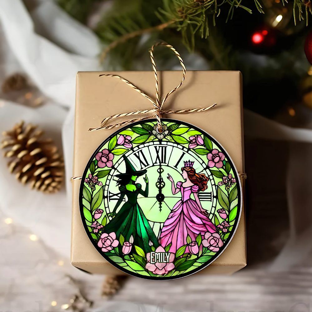 Personalized Gifts For Besties Christmas Witchy Ornament 04Xqpu291124