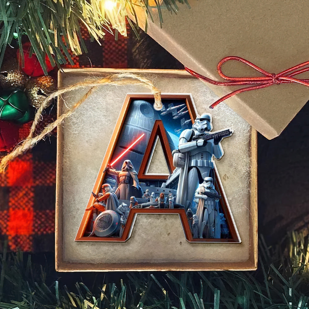 Custom Letter Gifts For Movie Fan Ornament Christmas 03Xqdt171024