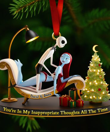 Funny Couple Christmas Ornament Personalized Gifts For Couple 01Ohdt241025