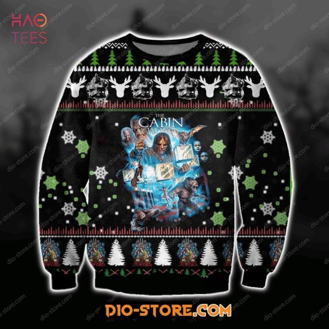 Cozy Horror: The Cabin In The Woods Ugly Christmas Sweater - Perfect For Fans!