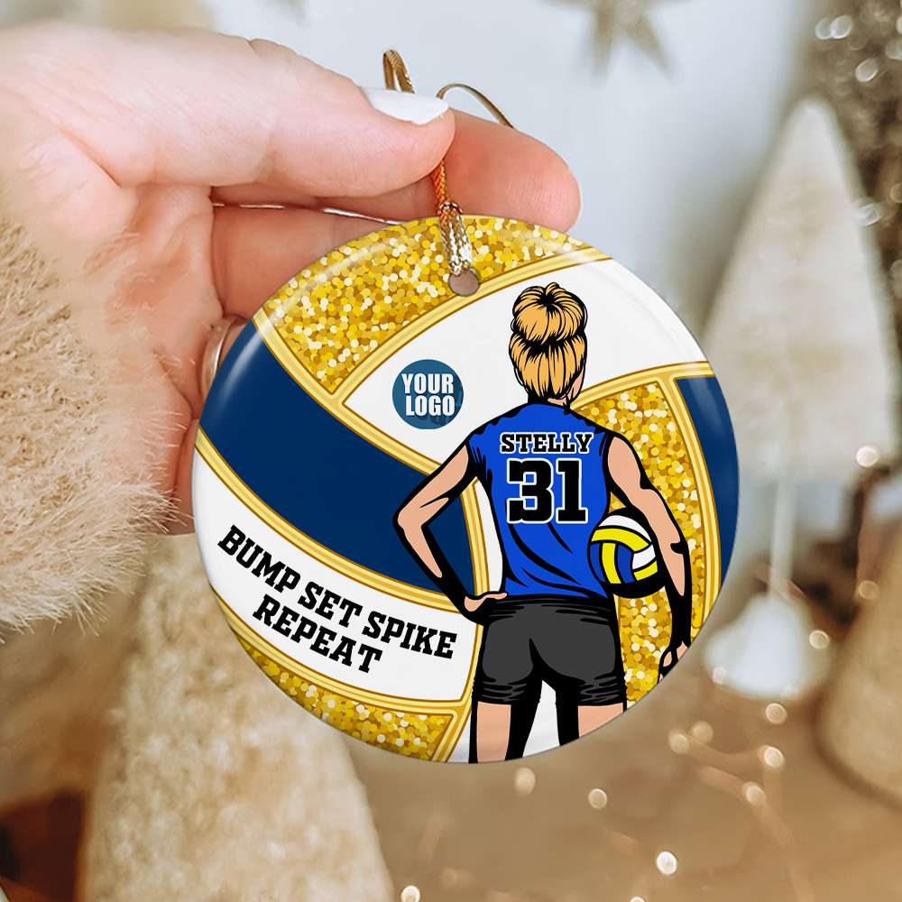 Personalized Gifts For Volleyball Players Ornament 01Hudt291024Tm - Image 5