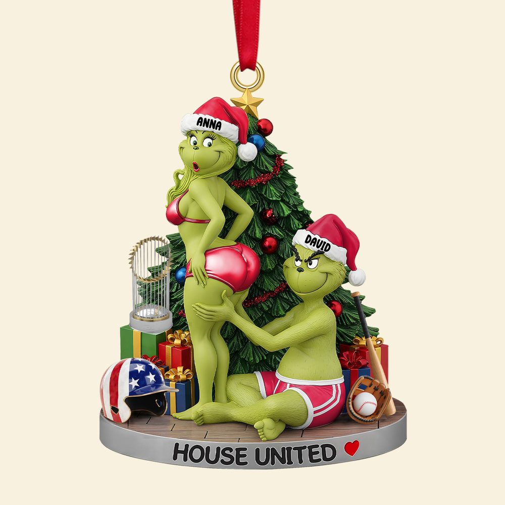 Personalized Gifts For Sport Lover Couple Christmas Ornament 03Hutn250925 - Image 4