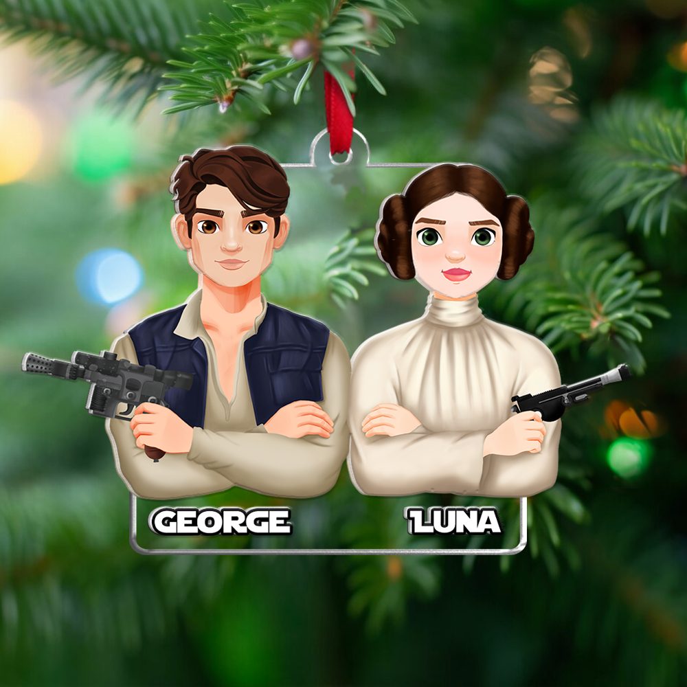 Personalized Gifts For Couple Christmas Ornament 011Qhhu291124Hg