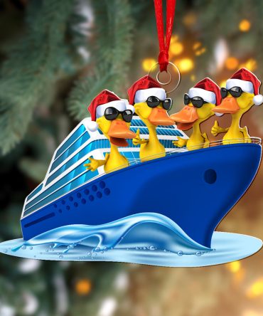 Personalized Gifts For Duck Lovers Christmas Ornament 01Qhqn300923 Cruising Duck