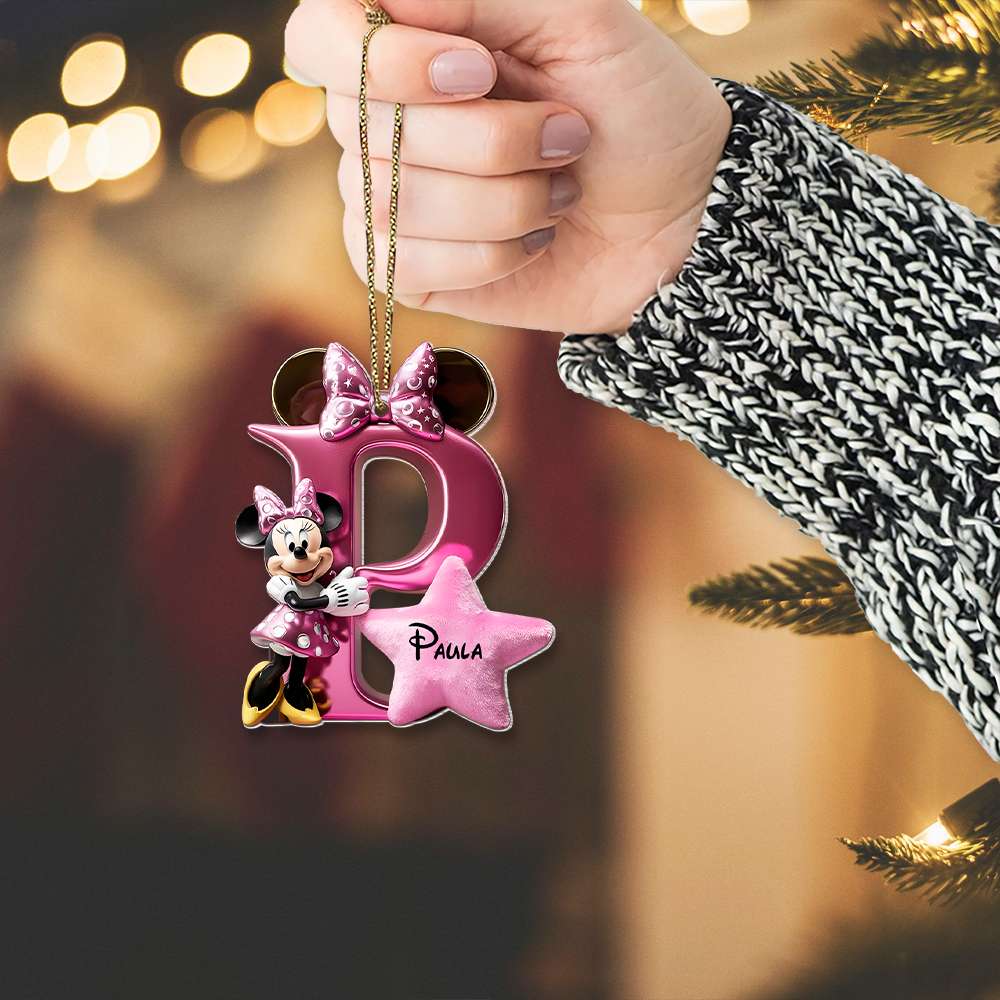 Custom Alphabet Letter Christmas Gifts For Couple Acrylic Ornament 01Ohmh261024 - Image 4