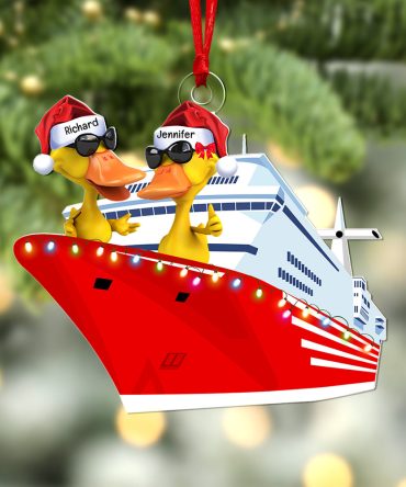 Personalized Gifts For Duck Lovers Christmas Ornament 02Qhqn300923 Cruising Duck