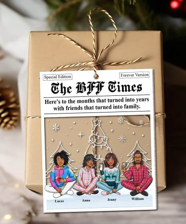 Personalized Gifts For Friends Christmas Ornament 02Katn251124Hh