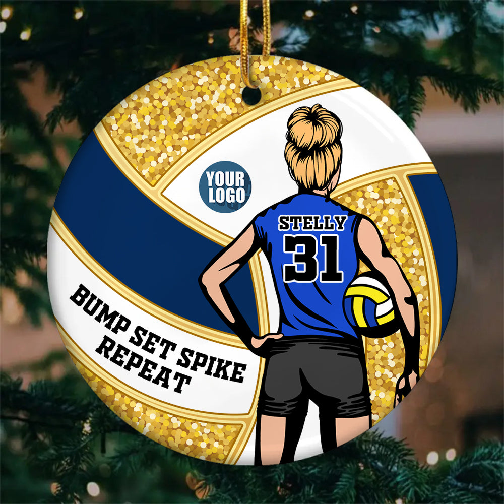 Personalized Gifts For Volleyball Players Ornament 01Hudt291024Tm - Image 4