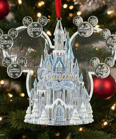 Winter Wonderland Grandma Ornament - Personalized Christmas Gifts For Grandma 05Tglu290825
